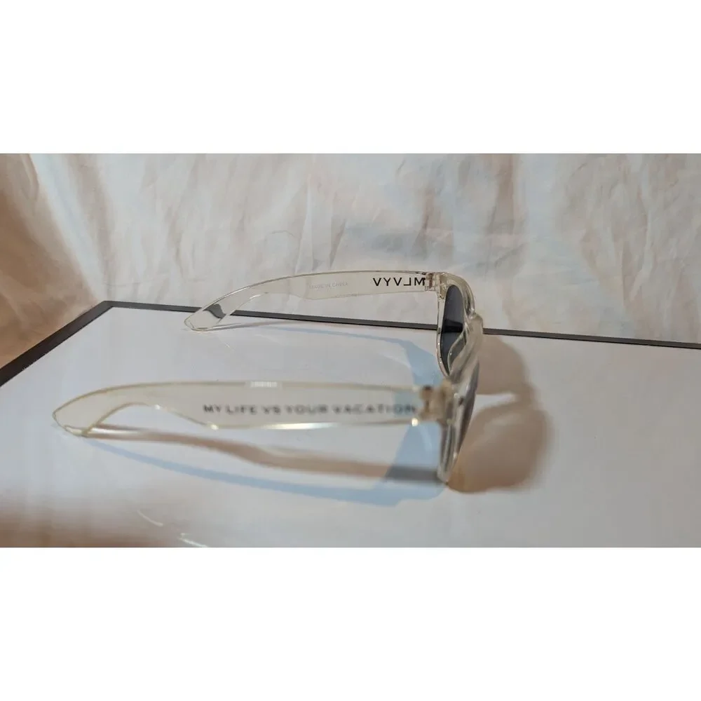 Clear My life Vs Your Vacation Sunglasses